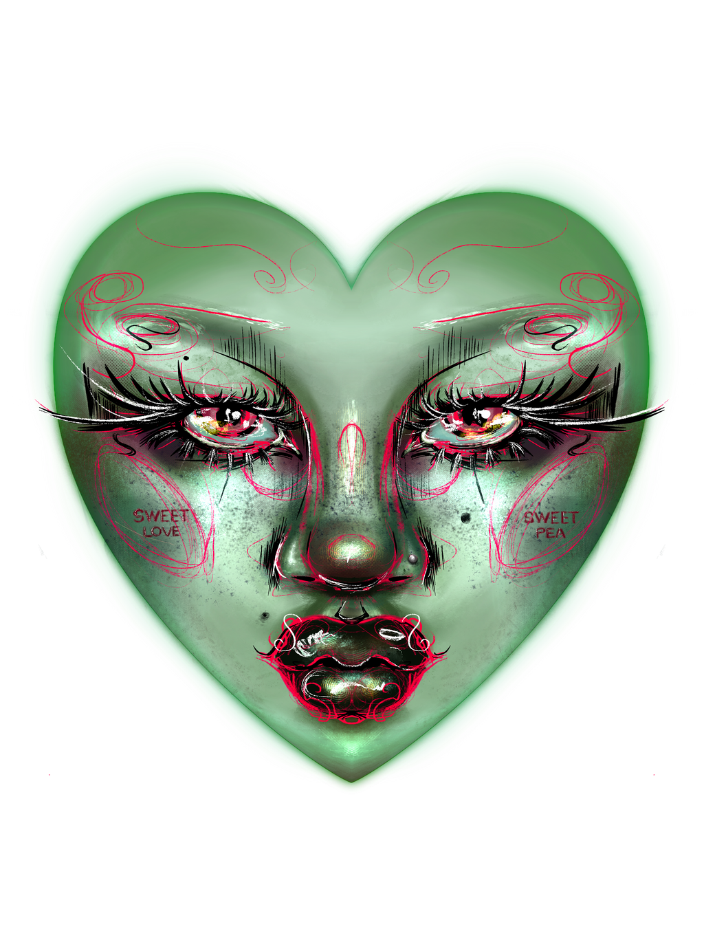SWEER PEA STICKER